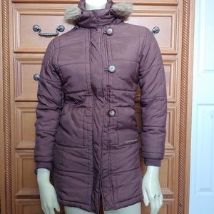 Calvin Klein Jeans Brown Puffer Jacket